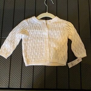 NWT baby B’gosh 3M cardigan‎ with gold specks